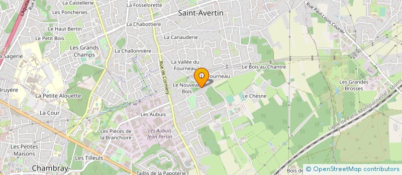 localisation de l'entreprise SCI LES ERABLES II  SAINT-AVERTIN