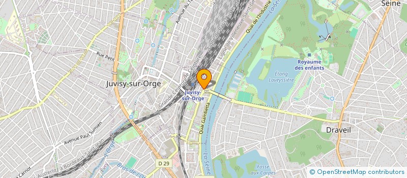 localisation de l'entreprise SCI LES ERINYES à JUVISY-SUR-ORGE