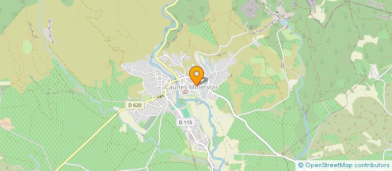 localisation de l'entreprise SCI LES ESCARGOTS à CAUNES-MINERVOIS