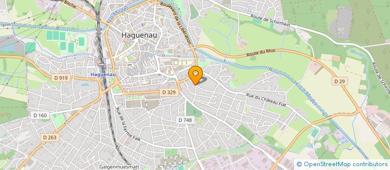 localisation de l'entreprise SCI LES ESCARGOTS  HAGUENAU