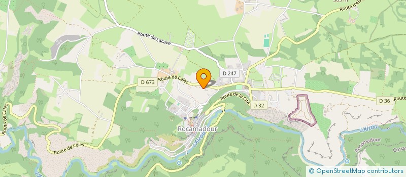 localisation de l'entreprise SCI LES ESCLARGIES  ROCAMADOUR