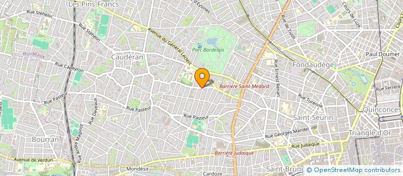 localisation de l'entreprise SCI LES ESCUDEYS  BORDEAUX