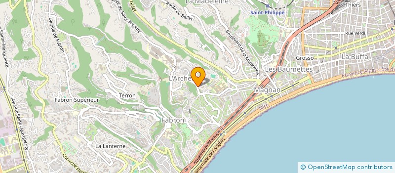 localisation de l'entreprise SCI LES ESPALUNS  NICE