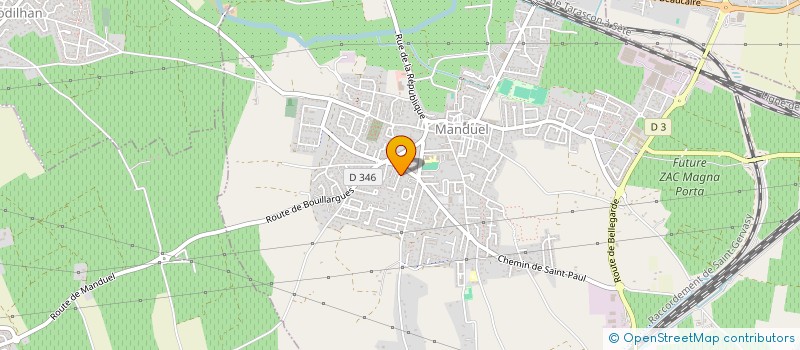 localisation de l'entreprise SCI LES ESPEISSES  MANDUEL