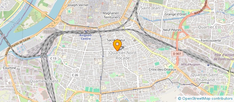 localisation de l'entreprise SCI LES ESPERELLES  VILLENEUVE-LES-AVIGNON