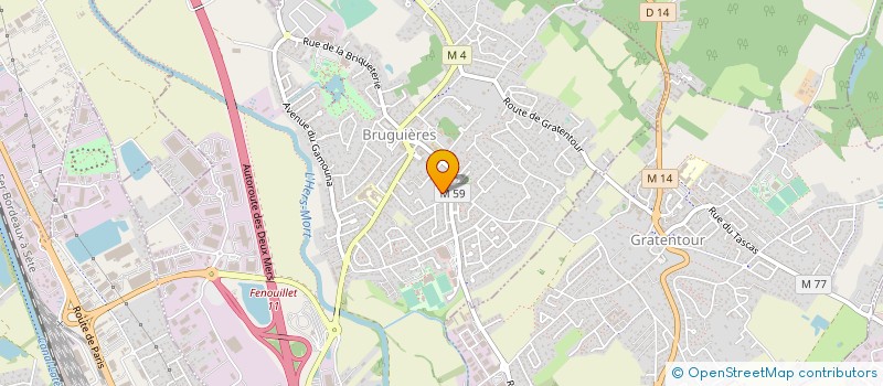 localisation de l'entreprise SCI LES ESPUJOLLES  BRUGUIERES