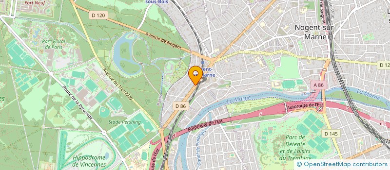 localisation de l'entreprise SCI LES ESQUIROLS  NOGENT-SUR-MARNE