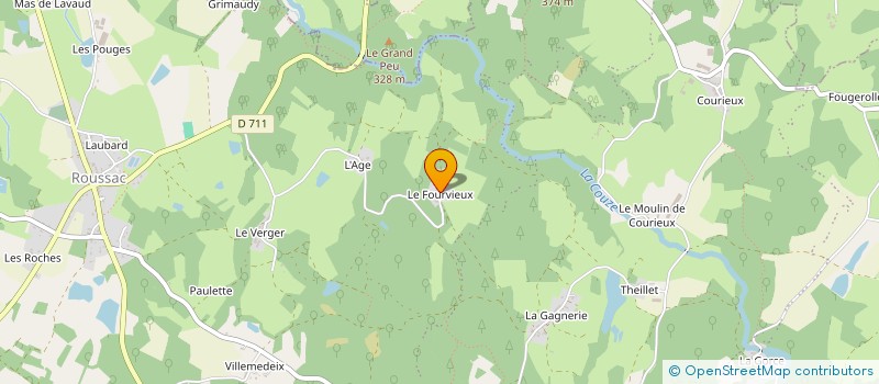 localisation de l'entreprise SCI LES ESQUITS à SAINT-PARDOUX-LE-LAC