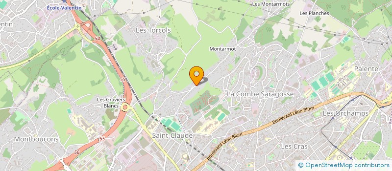 localisation de l'entreprise SCI LES ESSARTS à BESANCON