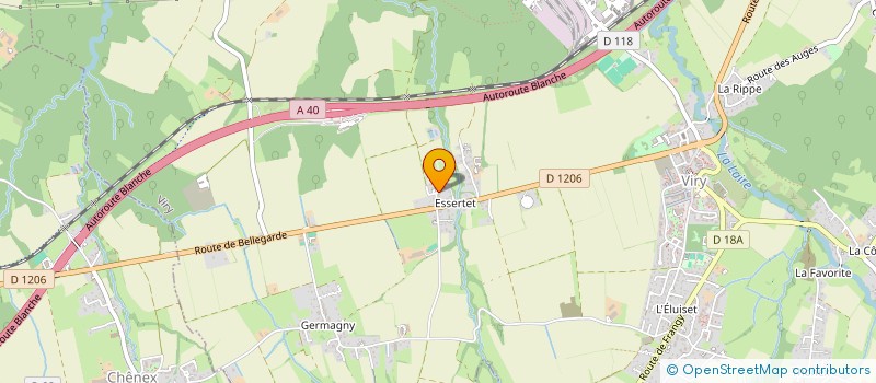 localisation de l'entreprise SCI LES ESSARTS  VIRY