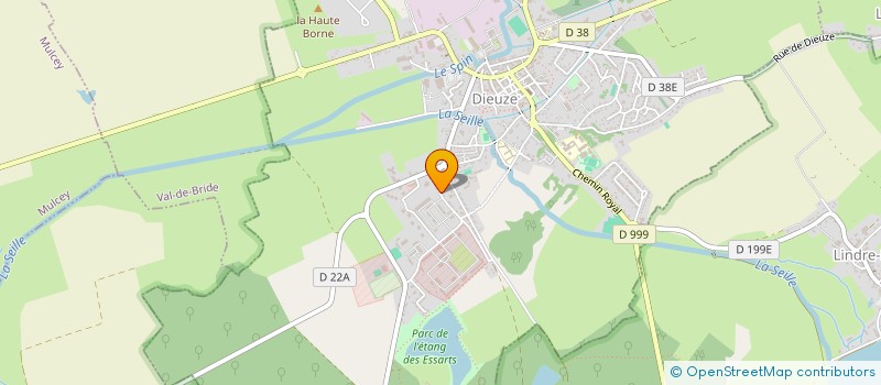localisation de l'entreprise SCI LES ESSARTS à DIEUZE