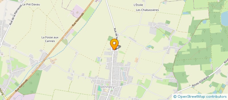 localisation de l'entreprise SCI LES ESSES à VENNECY