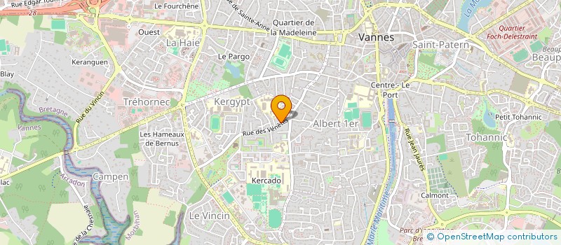 localisation de l'entreprise SCI LES ESTAOUSOU  VANNES