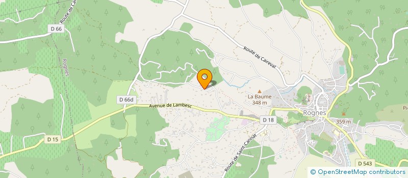 localisation de l'entreprise SCI LES ESTAYADES  ROGNES