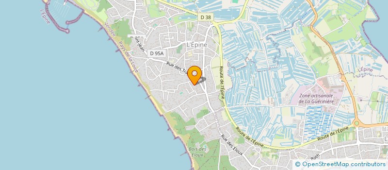 localisation de l'entreprise SCI LES ESTIVES à L'EPINE