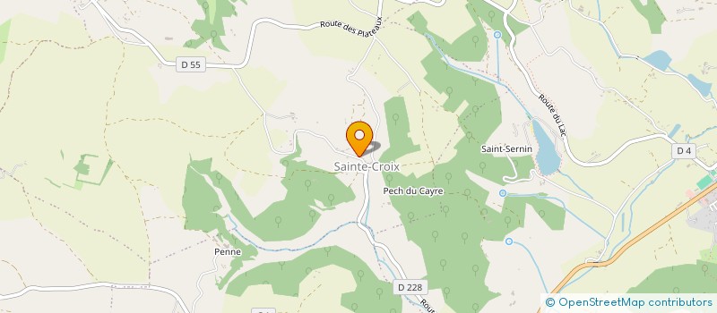 localisation de l'entreprise SCI LES ESTOURNELS  LENDOU-EN-QUERCY