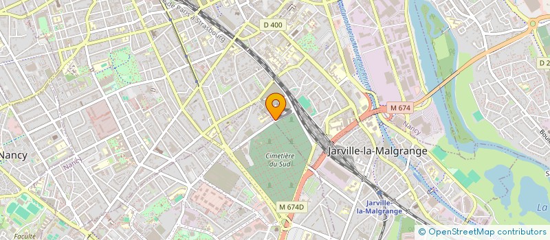 localisation de l'entreprise SCI LES ETANGS  NANCY