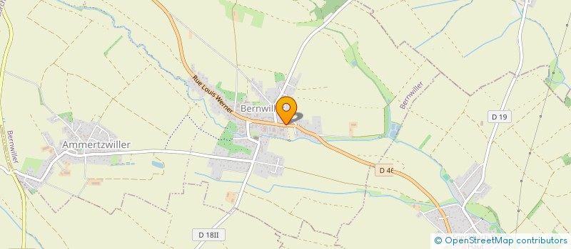 localisation de l'entreprise SCI LES ETANGS  BERNWILLER