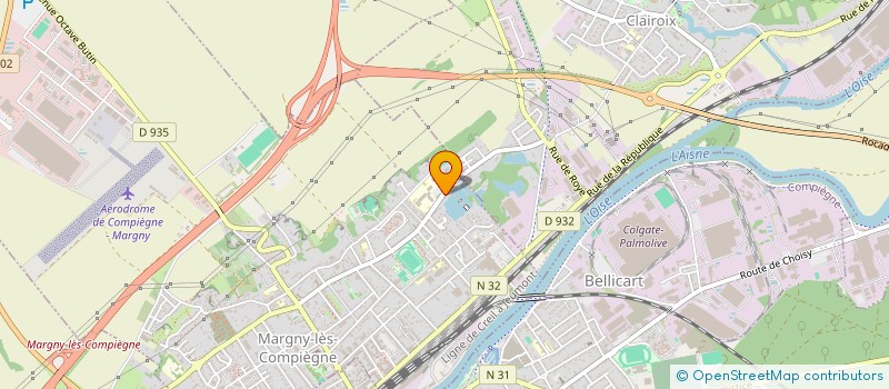 localisation de l'entreprise SCI LES ETANGS  MARGNY-LES-COMPIEGNE