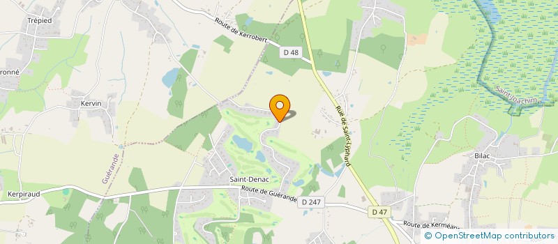 localisation de l'entreprise SCI LES ETANGS  SAINT-ANDRE-DES-EAUX