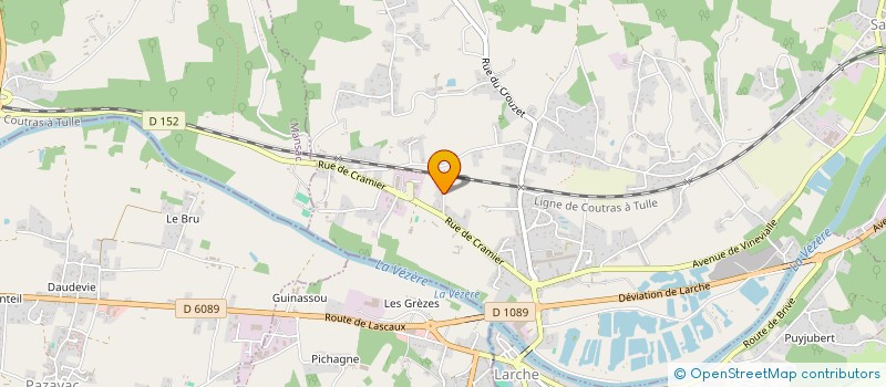 localisation de l'entreprise SCI LES ETANGS  SAINT-PANTALEON-DE-LARCHE