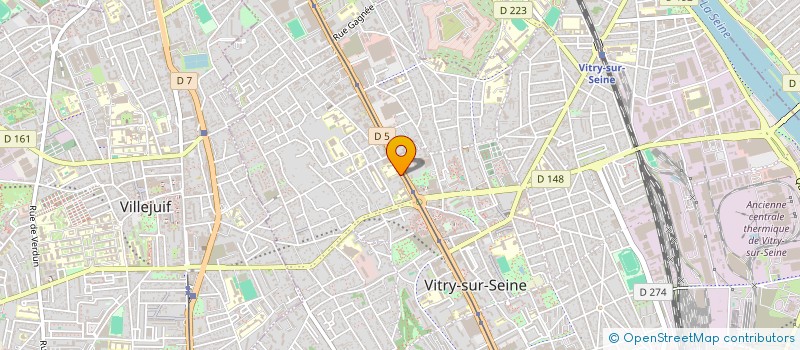 localisation de l'entreprise SCI LES ETANGS à VITRY-SUR-SEINE