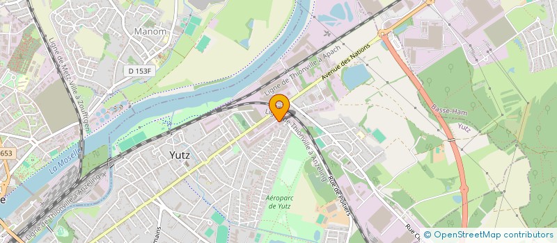 localisation de l'entreprise SCI LES ETANGS  YUTZ