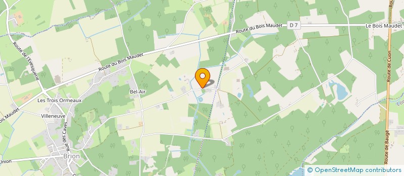 localisation de l'entreprise SCI LES ETANGS D OMLANDE  LES BOIS D'ANJOU