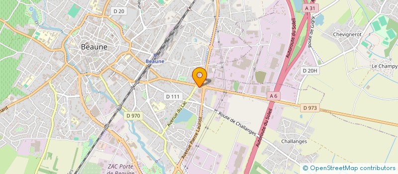 localisation de l'entreprise SCI LES ETANGS DU PETIT TAPEREY à BEAUNE