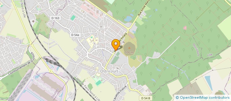 localisation de l'entreprise SCI LES ETOILES  OSTRICOURT