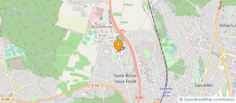 localisation de l'entreprise SCI LES ETOILES à SAINT-BRICE-SOUS-FORET