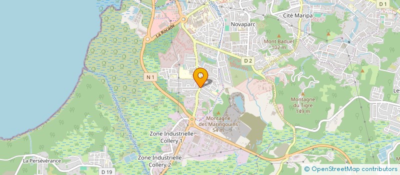 localisation de l'entreprise SCI LES ETOILES  CAYENNE