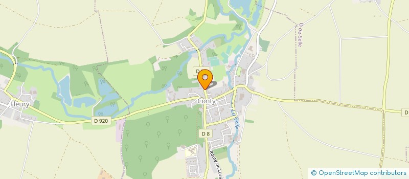 localisation de l'entreprise SCI LES ETOMBELLES  CONTY