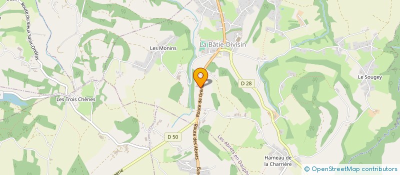 localisation de l'entreprise SCI LES ETRAITS  LES ABRETS-EN-DAUPHINE