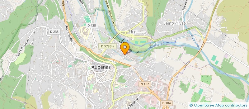 localisation de l'entreprise SCI LES EUCALYPTUS à AUBENAS