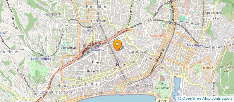 localisation de l'entreprise SCI LES EUCULYPTUS DE CIMIEZ à NICE