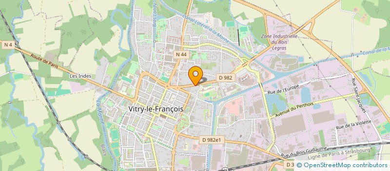 localisation de l'entreprise SCI LES EUMENIDES à VITRY-LE-FRANCOIS