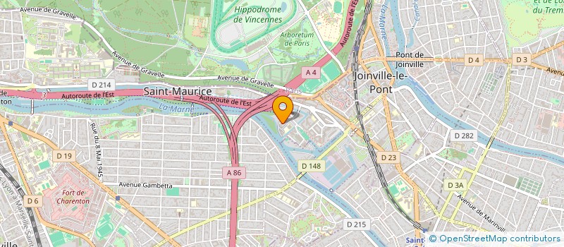 localisation de l'entreprise SCI LES EXPERTS à SAINT-MAURICE