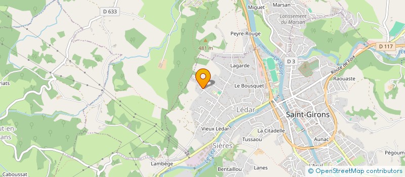 localisation de l'entreprise SCI LES EYCHENNE à SAINT-GIRONS