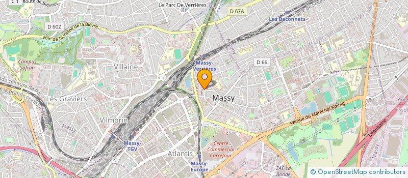 localisation de l'entreprise SCI LES EYSCHARS à MASSY