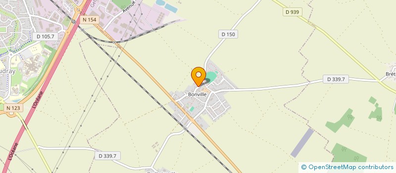 localisation de l'entreprise SCI LES FABLES DE BONVILLE à GELLAINVILLE