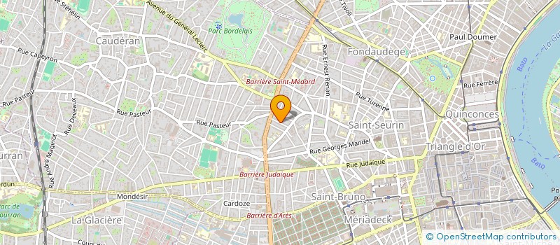 localisation de l'entreprise SCI LES FABLES DE CHAUX  BORDEAUX