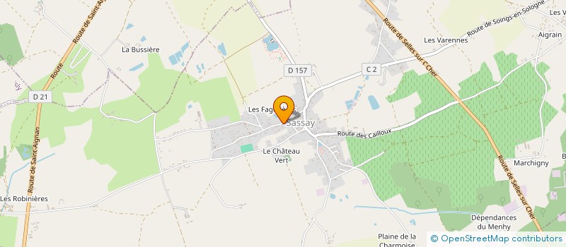 localisation de l'entreprise SCI LES FAGOTIERES  SASSAY