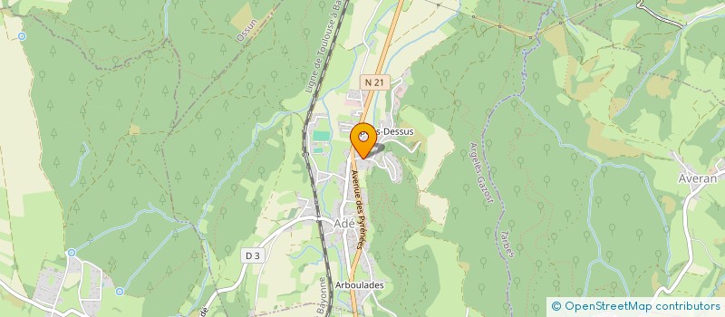 localisation de l'entreprise SCI LES FAGS  ADE