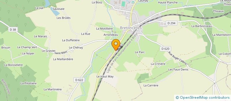 localisation de l'entreprise SCI LES FAISANS à BRETONCELLES