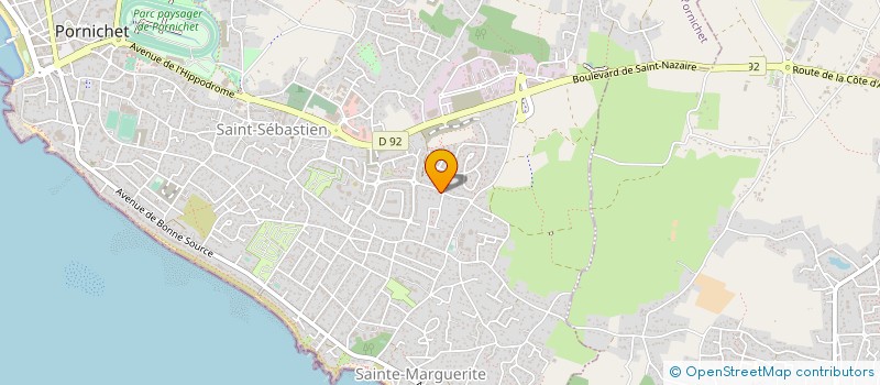 localisation de l'entreprise SCI LES FALAISES à PORNICHET