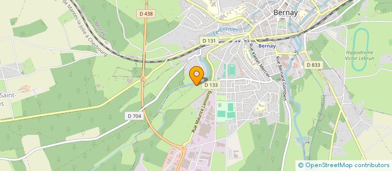 localisation de l'entreprise SCI LES FALAISES DE LA SEINE  BERNAY