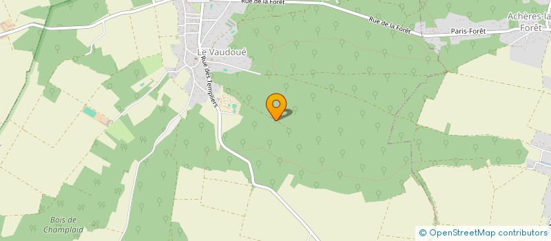 localisation de l'entreprise SCI LES FALBANES  LE VAUDOUE