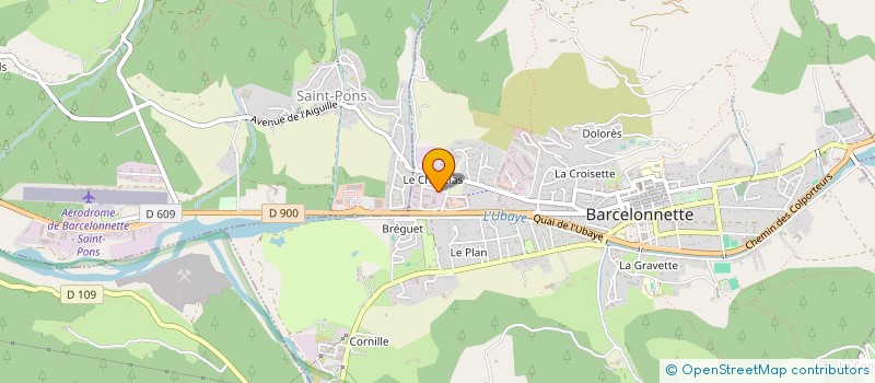 localisation de l'entreprise SCI LES FANGUETS à BARCELONNETTE