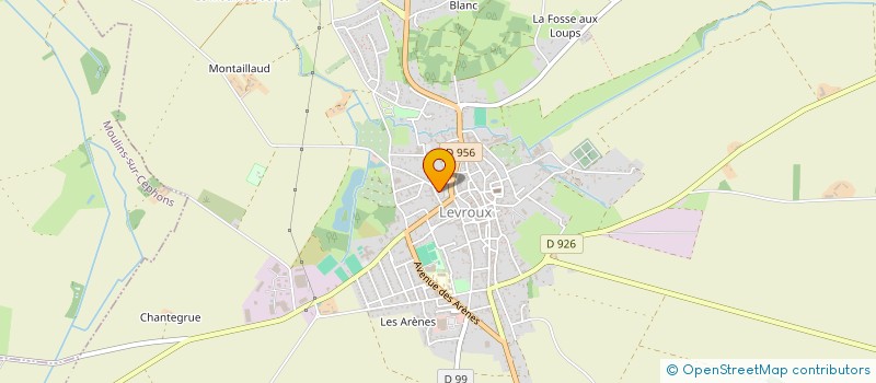localisation de l'entreprise SCI LES FARFADETS à LEVROUX